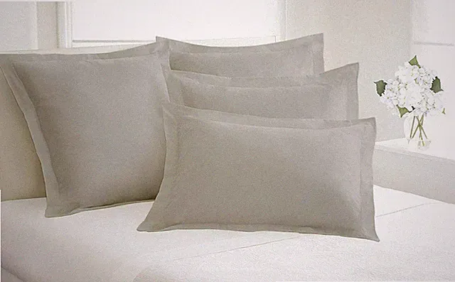 2pc Pillow Shams Silver 800 TC 100% Egyptian Cotton FREE SHIP