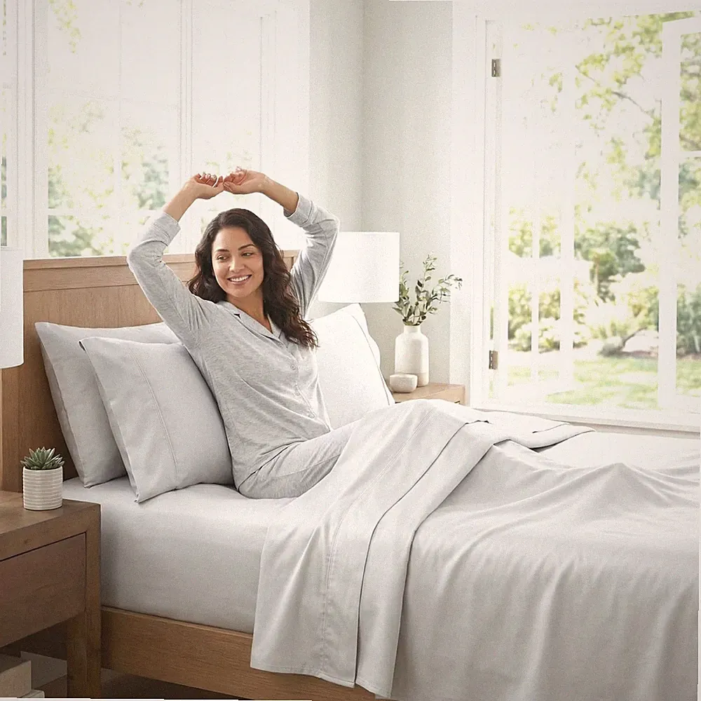 800 Thread Count 100% Egyptian Cotton Sheets Queen Size - 4 Piece Set Luxury...