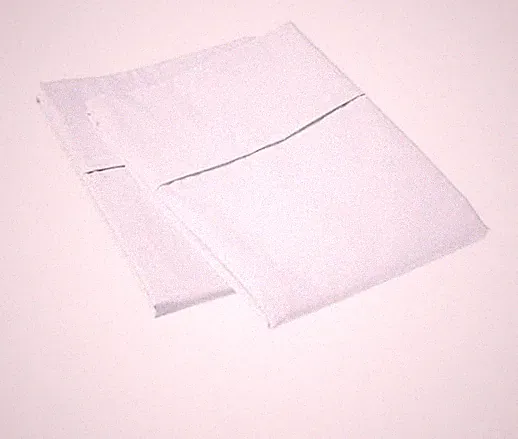 800 Thread Count Cotton King Pillowcases 100% Long Staple King 2pc White