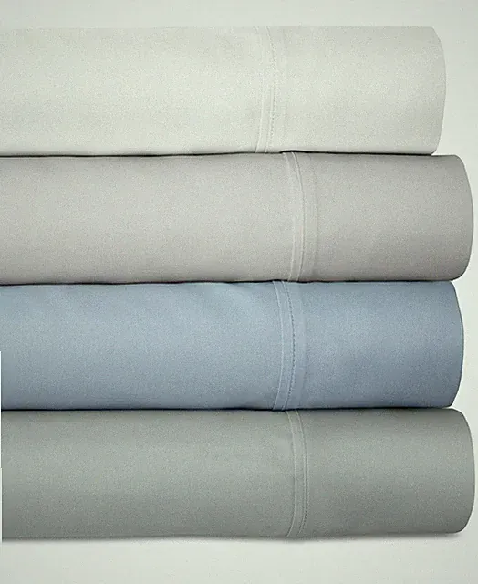 AQ Textiles 800 TC Cotton Blend w/ Cool Comfort 6-Pc. Sheet Set - King - White