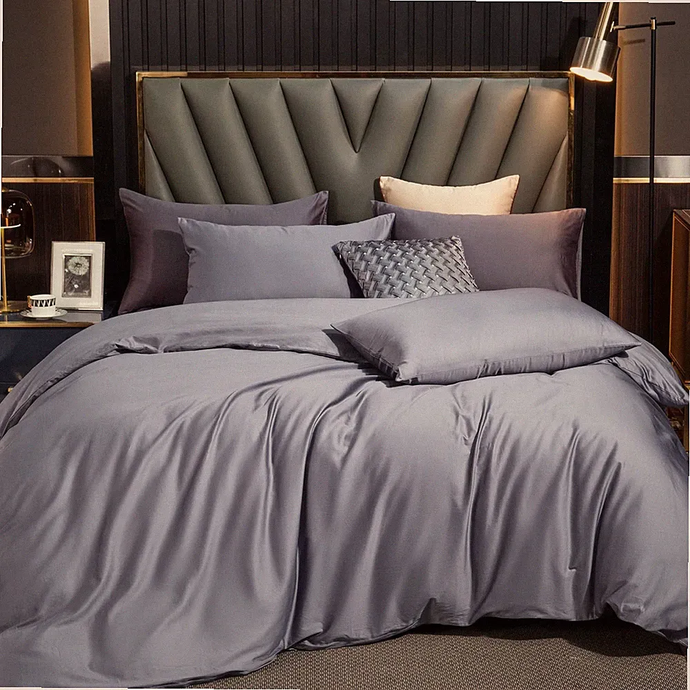 Duvet Cover Set, 100% Extra Long Staple Cotton 600 Thread Count Sateen Smooth...