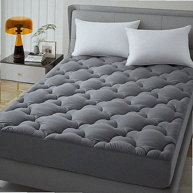 Extra Thick King Size Mattress Topper with Pillow Top for Ultimate Sleep Comfort