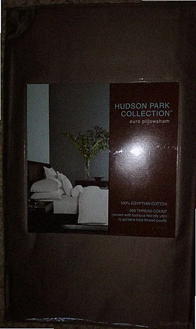 Hudson Park Collection 800 Thread Count Euro Sham Brown - 26" x 26" NEW