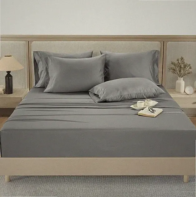 NEW Hotel Signature 800 Thread Count Cotton 6-Piece Sheet Set, FULL, Gray