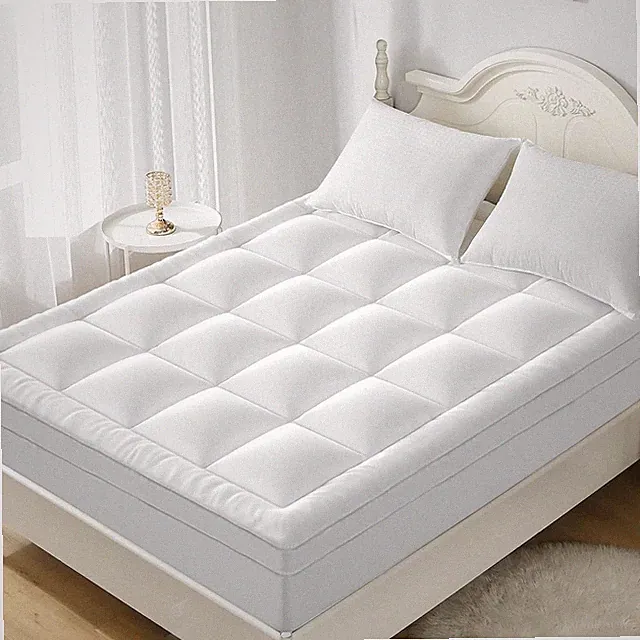 Queen Mattress Topper 800GSM Extra Thick Cooling Breathable High Loft Soft Bed