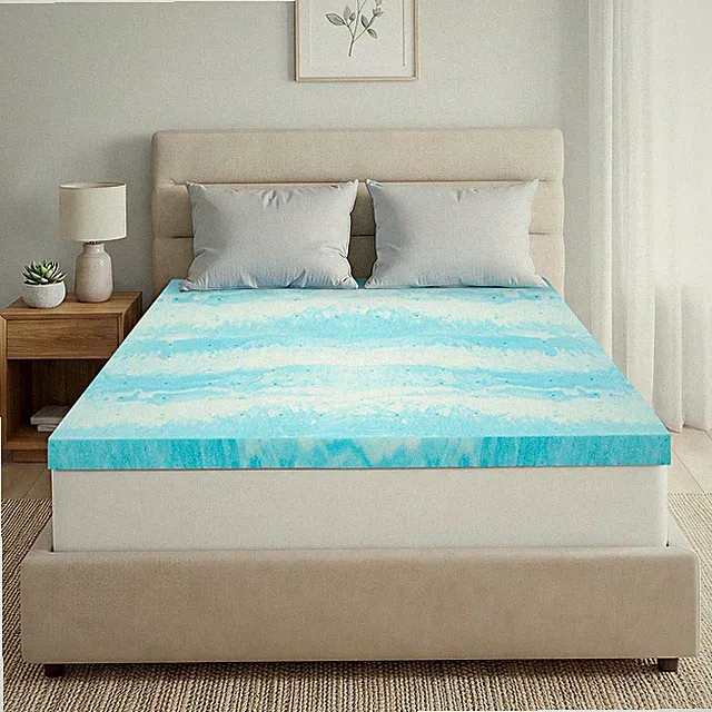 Queen Size Mattress Topper, 2 Inch Gel Memory Foam Topper, Light Comfort Upgr...